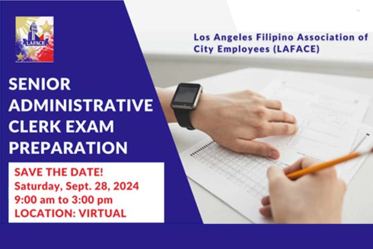 Training For the Senior Administrative Clerk Exam Sept. 28