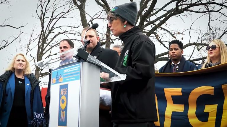 McBride, federal workers blast plans by Musk, administration to slash public services