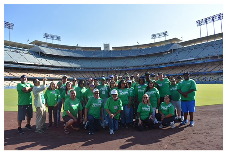 Local 3090 Attends LA Dodgers Union Night